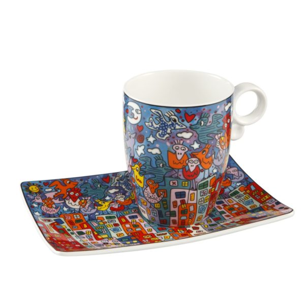 James Rizzi | Birds on a Love Wire | Künstlerbecher – Bild 2