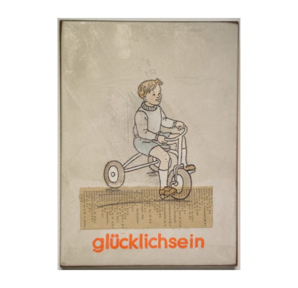 Jan M. Petersen | glücklichsein. dreirad, signiert – Bild 2
