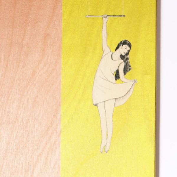 Ask a Duck | Holzbild - Hanging Girl – Bild 2