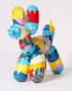Balloon Dog - Multicol. Hellblau-Gelb | Medium