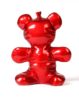 Balloon Bear | Ballonbär Skulptur red metallic – Bild 2