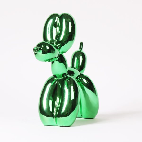 Balloondog | Balloonhund Harzskulptur 30x30 Grün – Bild 2