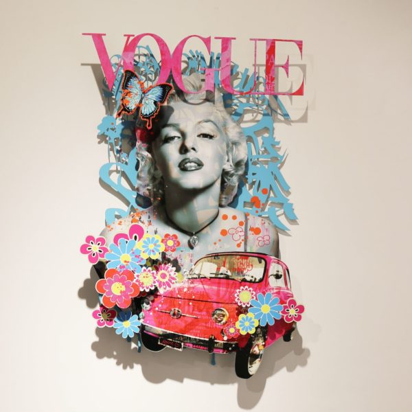 Fabien Novarino | Vogue Marilyn - 3D Wand Skulptur – Bild 2
