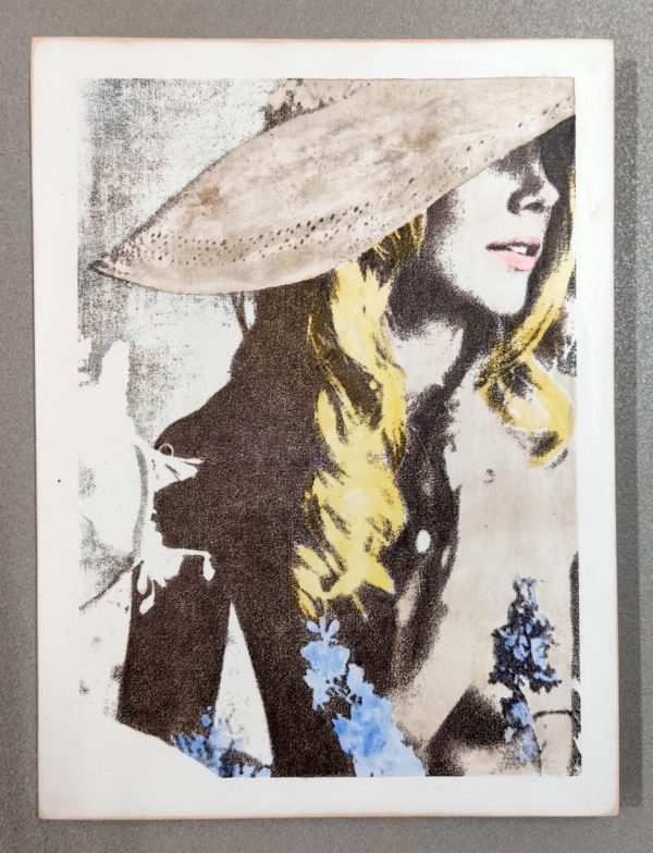 Kati Elm | Blonde Frau mit Hut, Limited Edition, 2016 – Bild 2