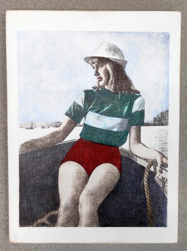 Kati Elm | Frau im Boot, Limited Edition, 2016 – Bild 2
