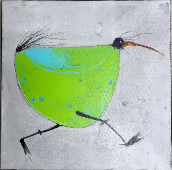 Anne Huber | Piep (Grün mit blauem Rücken) – Bild 2