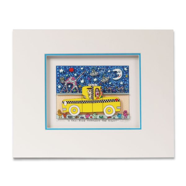 James Rizzi | A taxi Ride through the night - 3D Grafik – Bild 2