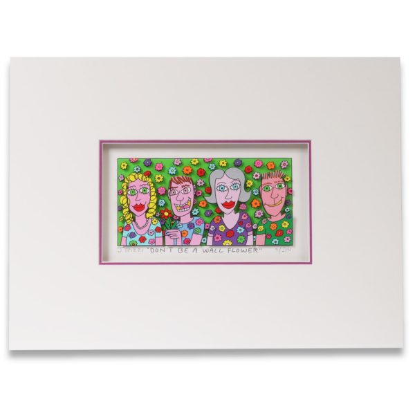 James Rizzi | Dont be a Wall Flower - 3D Grafik – Bild 2