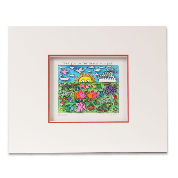 James Rizzi | See you at the beautiful sea - 3D Grafiik – Bild 2