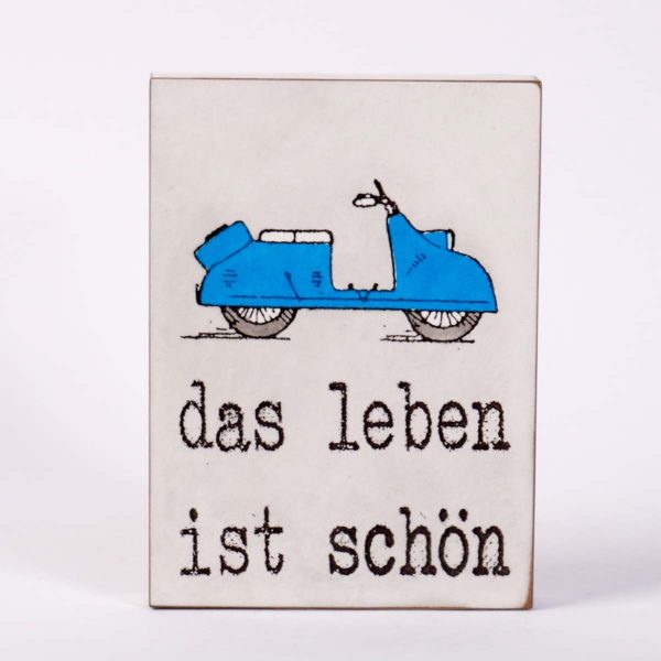 Jan M. Petersen | Das Leben ist schön - Motorroller Blau – Bild 2