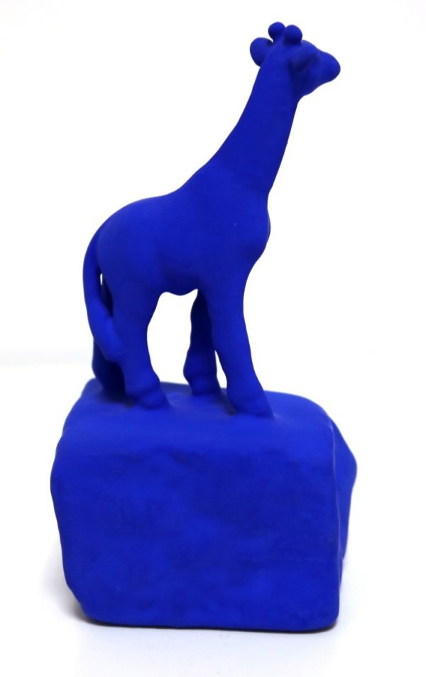 Jo Mazzoni | Giraffe | blau | signiert | 15 cm – Bild 2