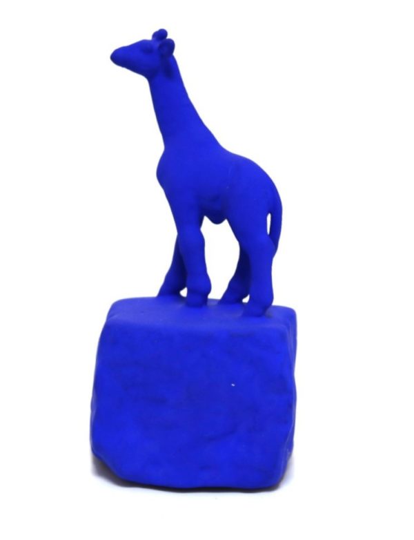 Jo Mazzoni | Giraffe | blau | signiert | 16 cm – Bild 2
