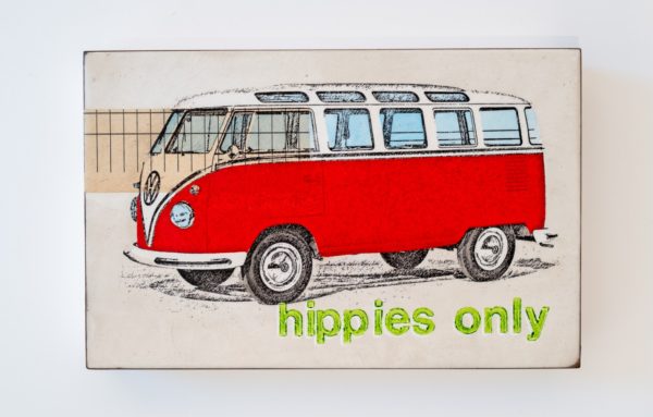 Jan M. Petersen: Hippies only (roter VW-Bus) – Bild 2