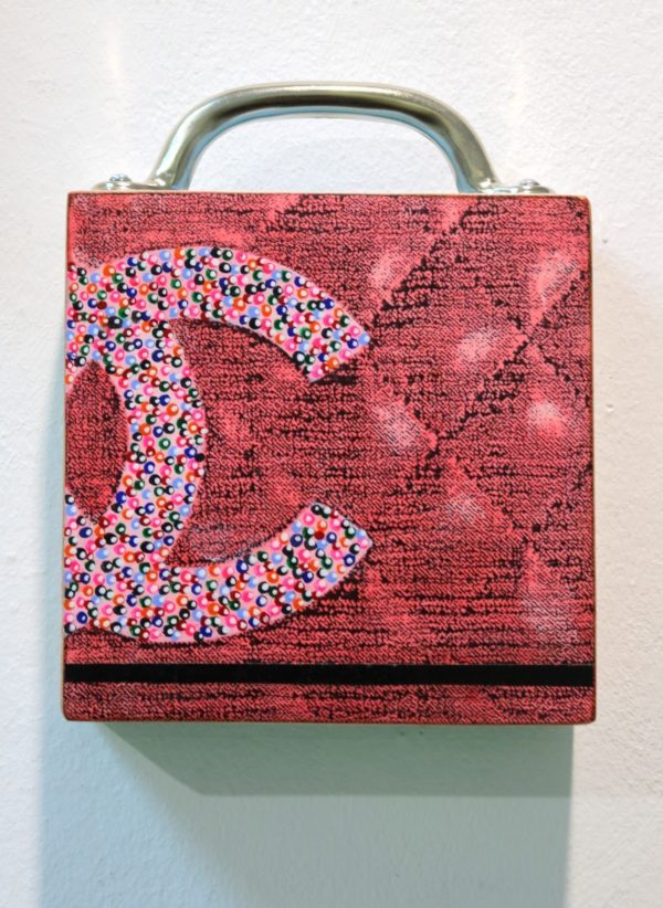 Kati Elm | Chanel Tasche | klein, rosa, mit Henkel | 15 cm – Bild 2