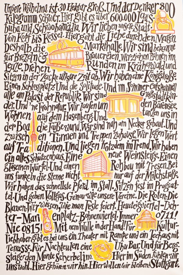 Stuttgart-Manifest I Leinwand - groß – Bild 2