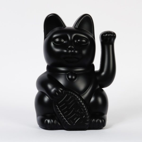 Lucky Cat Winkekatze - Schwarz – Bild 2