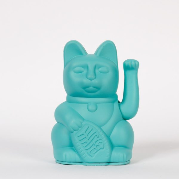 Lucky Cat Winkekatze - Türkis - Mini – Bild 2