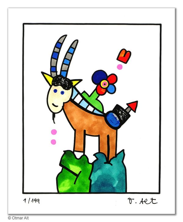 Otmar Alt I Sternzeichen Steinbock - limitiert, signiert – Bild 2