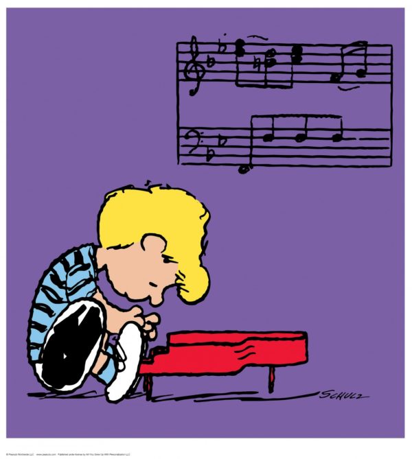 Charles M. Schulz | Schroeder - Purple | Handnummeriert – Bild 2