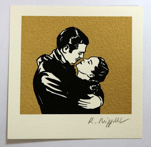 Robert Nippoldt | Gone with the Wind (Vom Winde verweht) (Hollywood-Edition) | Siebdruck | gold – Bild 2