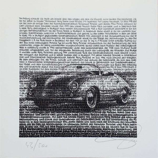 SAXA | Porsche 356 (mit Holzrahmen weiss) – Bild 2