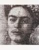 SAXA | Frida Kahlo (mit Holzrahmen weiss)