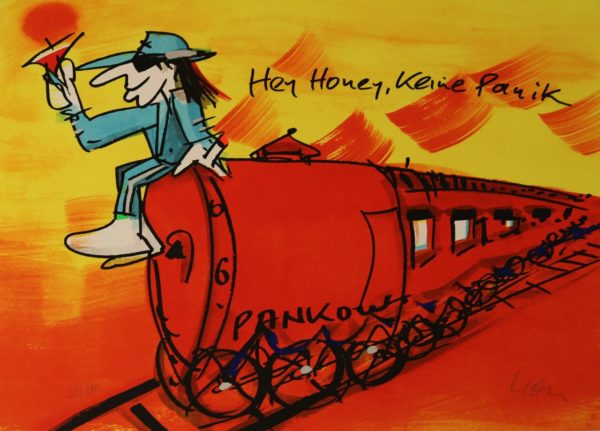 Udo Lindenberg | Hey Honey, keine Panik, Pankow-Zug (Gelb-orange) – Bild 2