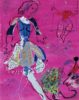 Marc Chagall | Tänzerin vor malvenfarbigem Hintergrund | Kunstdruck – Bild 2