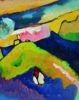 Wassily Kandinsky | Berglandschaft mit Kirche, 1910 | Kunstdruck