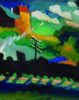 Wassily Kandinsky | Eisenbahn bei Murnau, 1909 | Kunstdruck