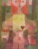 Paul Klee | Herzdame 1922/23 | Kunstdruck