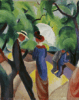 August Macke | Promenade, 1913 | Kunstdruck