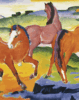 Franz Marc | Die roten Pferde, 1911 | Kunstdruck
