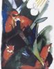 Franz Marc | Vier Füchse, Postkarte an Wassily Kandinsky, 1913 | Kunstdruck – Bild 2