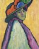 Gabriele Münter | Bildnis Marianne von Werefkin, 1909 | Kunstdruck