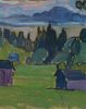 Gabriele Münter | Blick aufs Murnauer Moos, 1908 | Kunstdruck – Bild 2