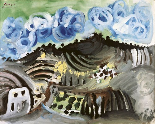 Pablo Picasso | Blick aus dem Atelier des Künstlers, 1967 | Kunstdruck – Bild 2