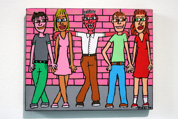 James Rizzi | "Hanging out", 2010 (Acryl), Unikat (signiert) – Bild 2