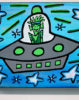 James Rizzi | "In from Space", 2010 (Acryl), Unikat (signiert) – Bild 2