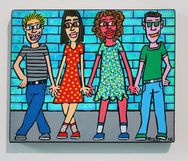James Rizzi | "It's good to have good friends", 2010 (Acryl), Unikat (signiert) – Bild 2