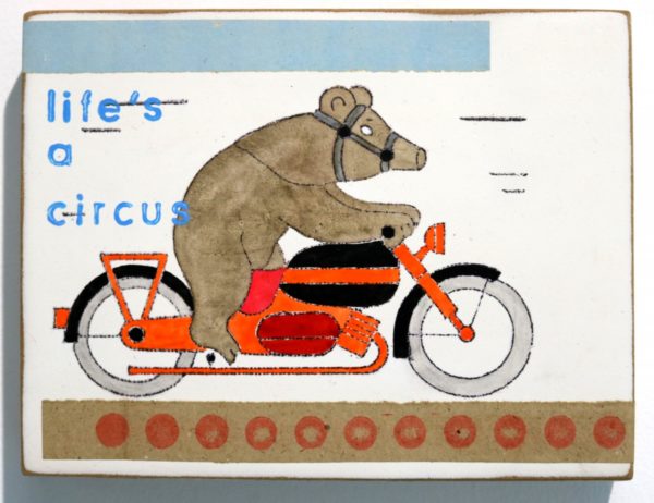 Kati Elm | life's a circus (Bär auf Motorrad) – Bild 2