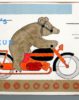 Kati Elm | life's a circus (Bär auf Motorrad)