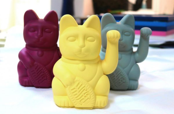 Lucky Cat Winkekatze - Yellow – Bild 2