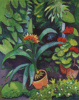 August Macke | Blumen im Garten, Clivia und Pelargonien, 1911 | Kunstdruck – Bild 2