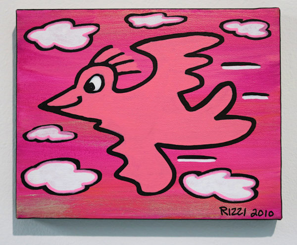 James Rizzi | "Pink Rizzi", 2010 (Acryl), Unikat (signiert) – Bild 2