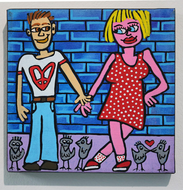 James Rizzi | "Super Love", 2010 (Acryl), Unikat (signiert) – Bild 2