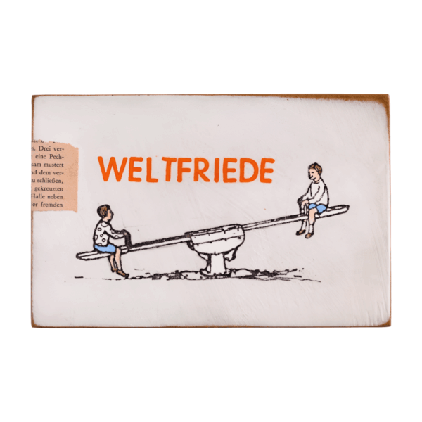 Jan M. Petersen | Weltfriede, 2024 (Limited Edition)